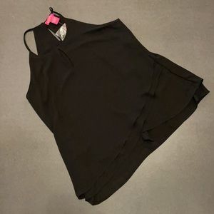 NWT black tank top camisole Catherine Malandrino